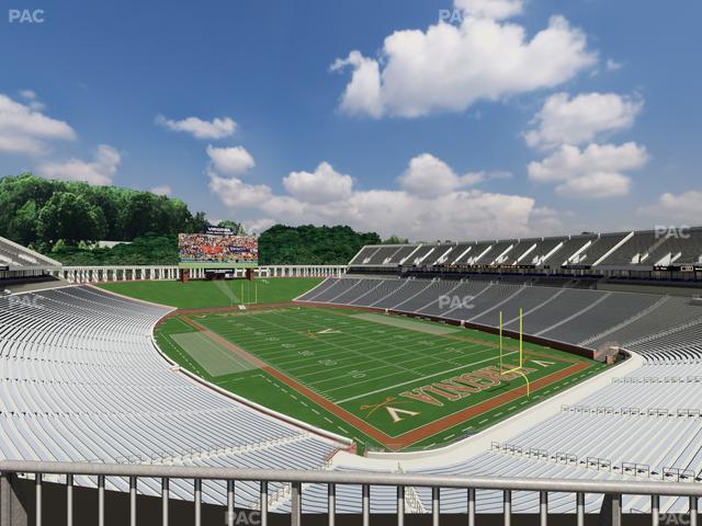 Scott Stadium - Section 525 Seat View