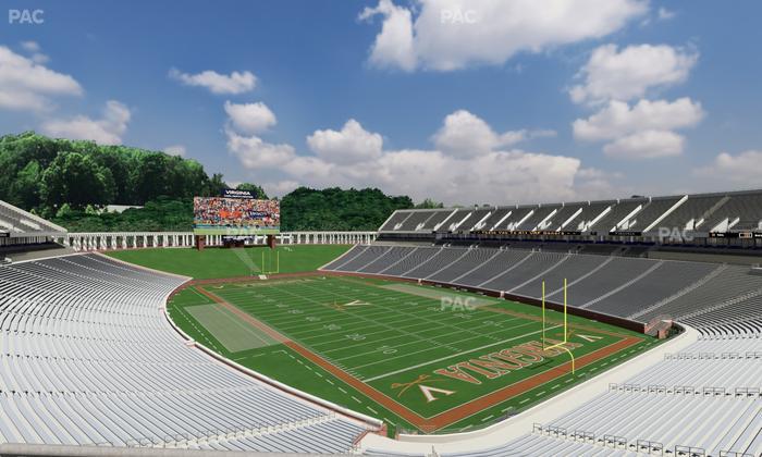 Scott Stadium - Section 525 Seat View