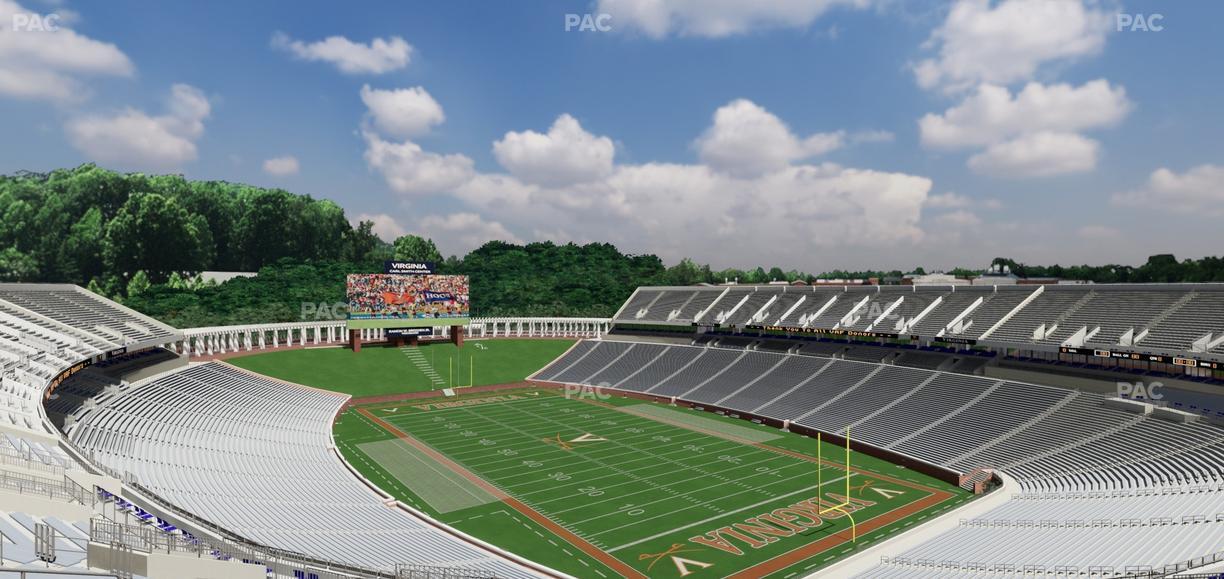 Scott Stadium - Section 525 Seat View