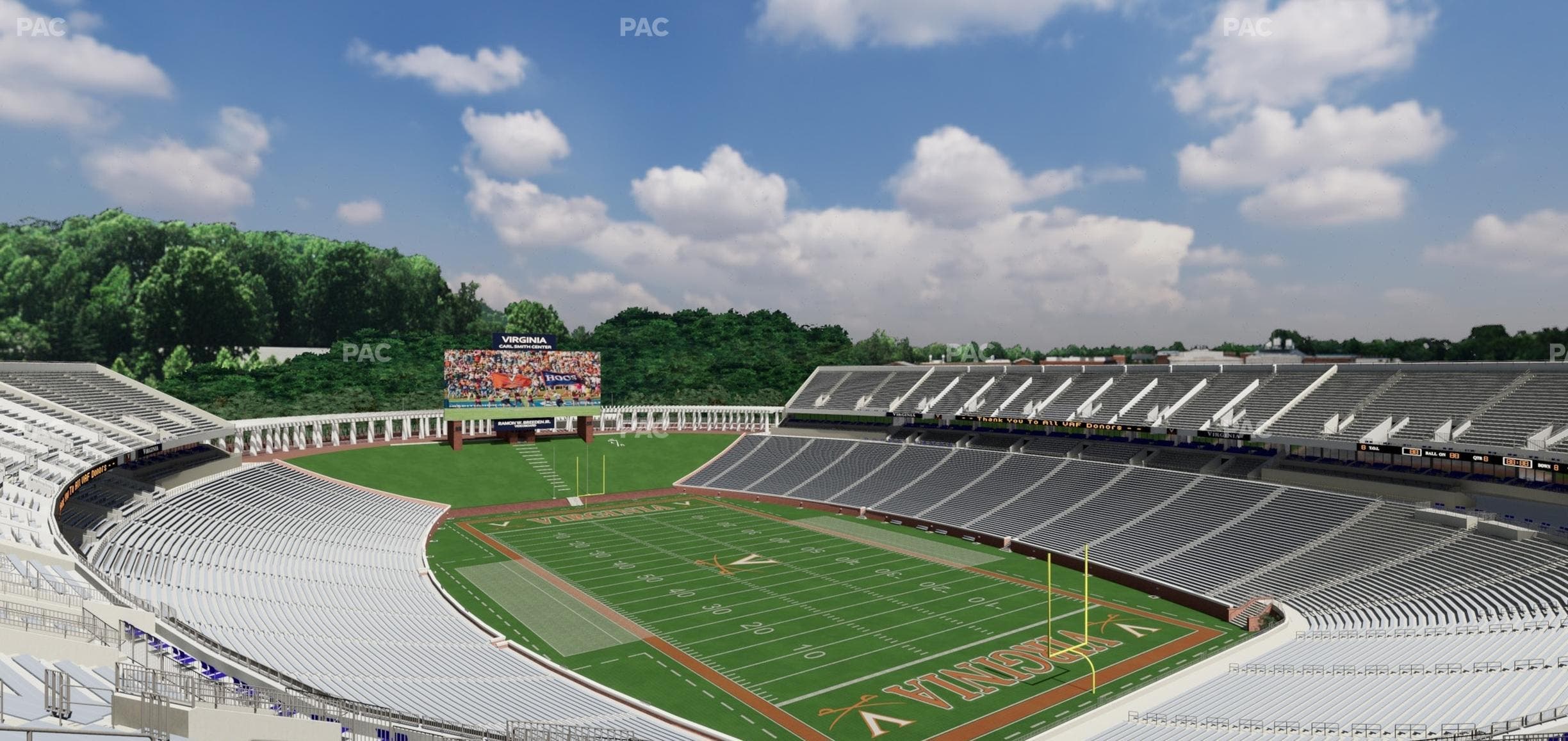 Scott Stadium - Section 525 Seat View