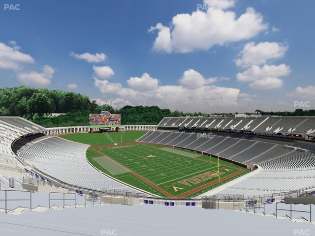 Scott Stadium - Section 525 Seat View Scott Stadium - Section 525 Seat View