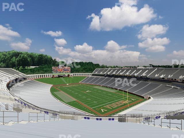 Scott Stadium - Section 525 Seat View