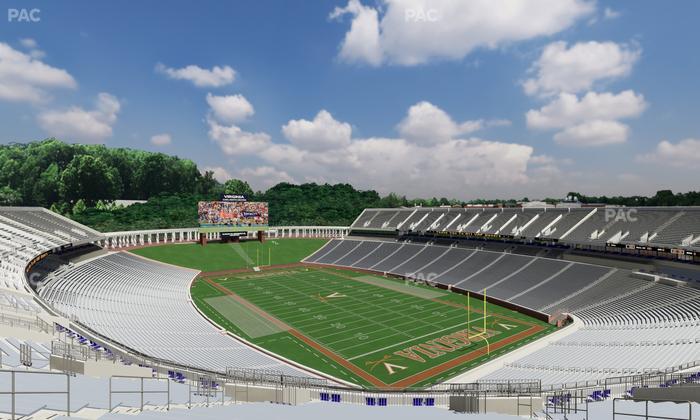 Scott Stadium - Section 525 Seat View