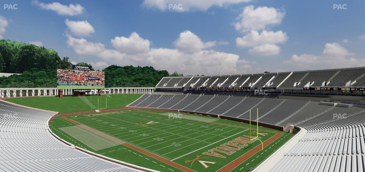 Scott Stadium - Section 526 Seat View