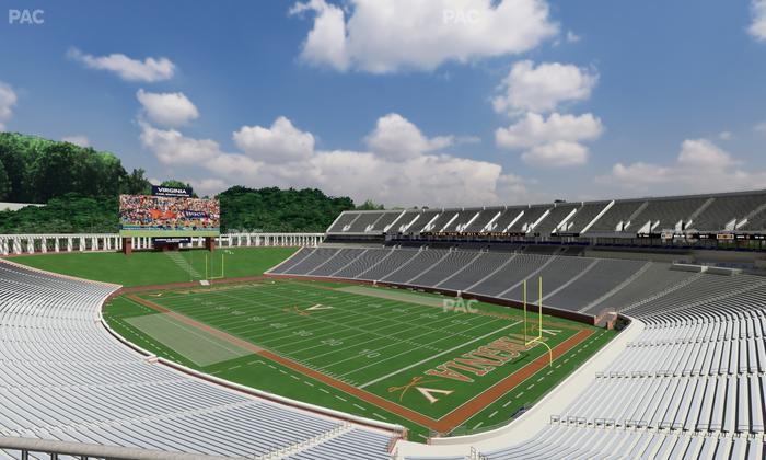 Scott Stadium - Section 526 Seat View