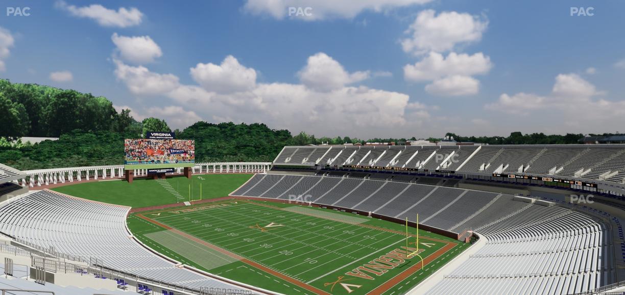 Scott Stadium - Section 526 Seat View