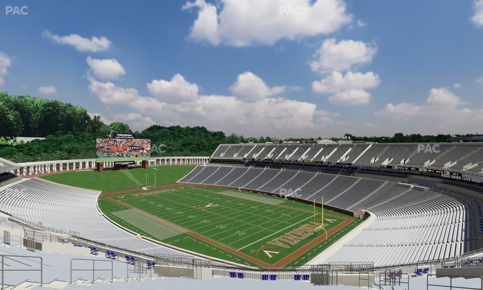 Scott Stadium - Section 526 Seat View