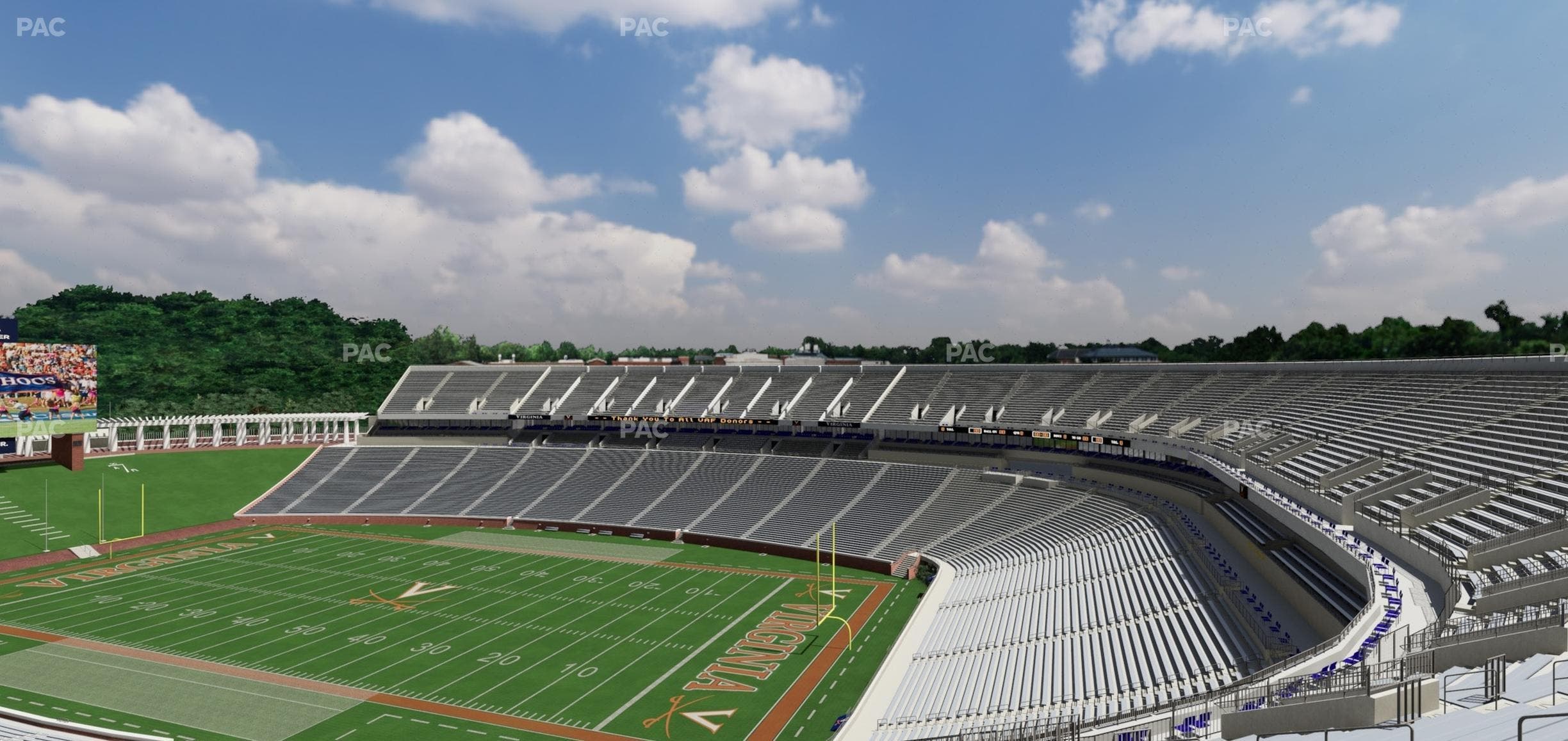 Scott Stadium - Section 527 Seat View
