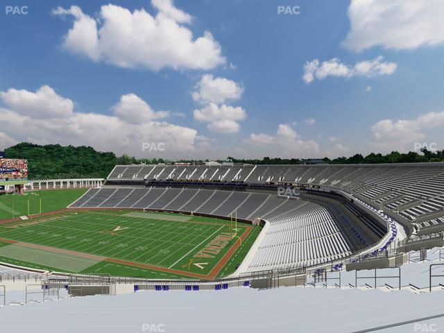 Scott Stadium - Section 527 Seat View Scott Stadium - Section 527 Seat View