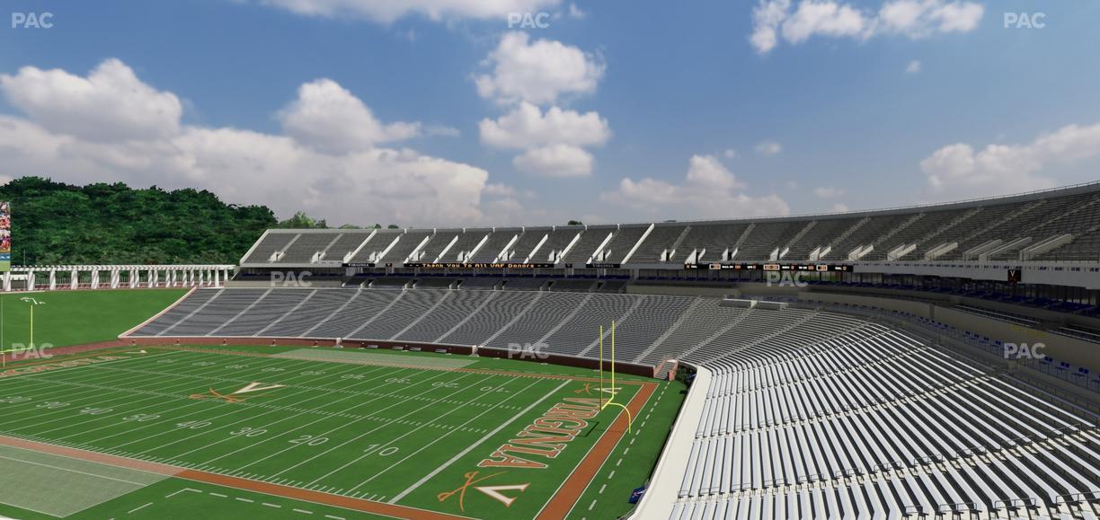 Scott Stadium - Section 527 Seat View