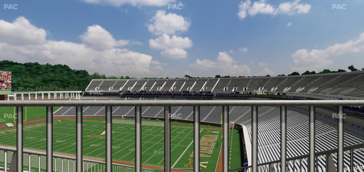 Scott Stadium - Section 528 Seat View