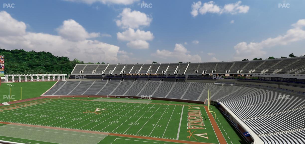 Scott Stadium - Section 529 Seat View