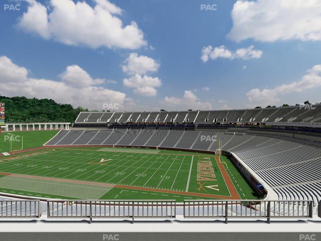 Scott Stadium - Section 529 Seat View