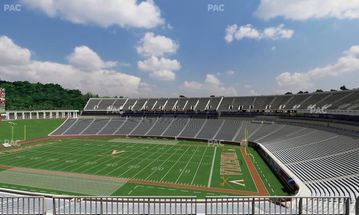Scott Stadium - Section 529 Seat View