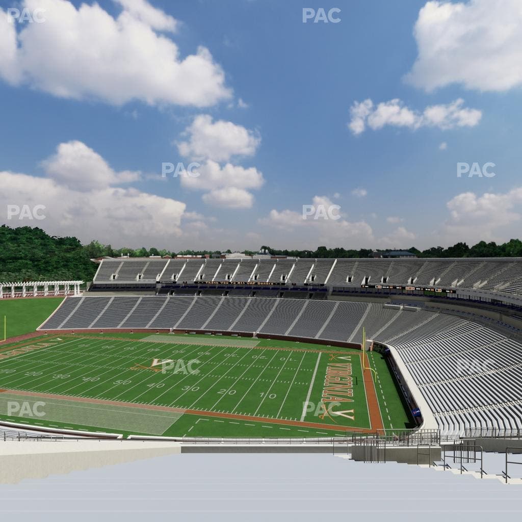 Scott Stadium - Section 529 Seat View