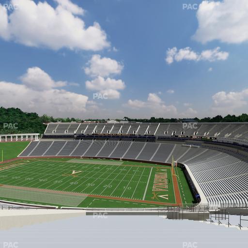 Scott Stadium - Section 529 Seat View