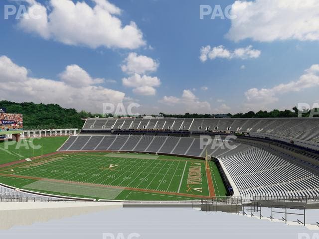 Scott Stadium - Section 529 Seat View