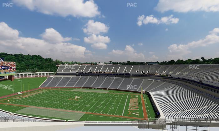 Scott Stadium - Section 529 Seat View