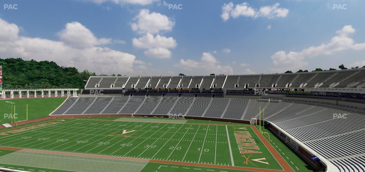 Scott Stadium - Section 530 Seat View