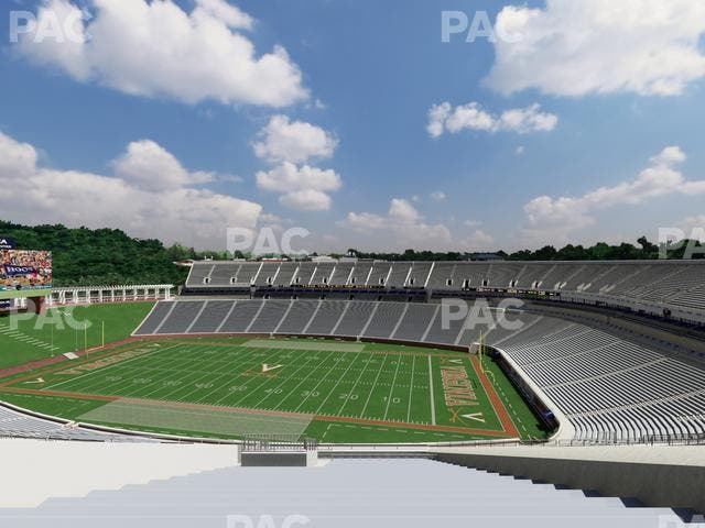 Scott Stadium - Section 530 Seat View