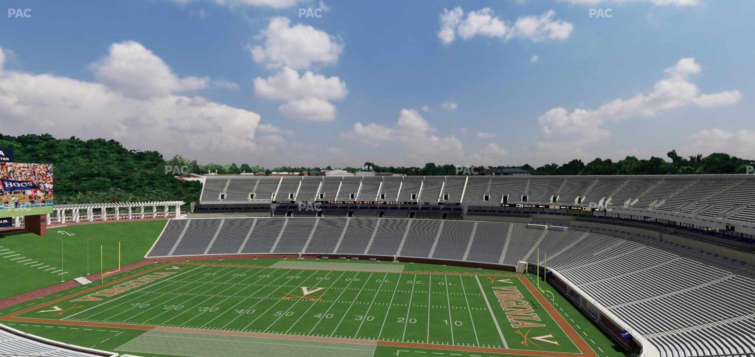 Scott Stadium - Section 531 Seat View