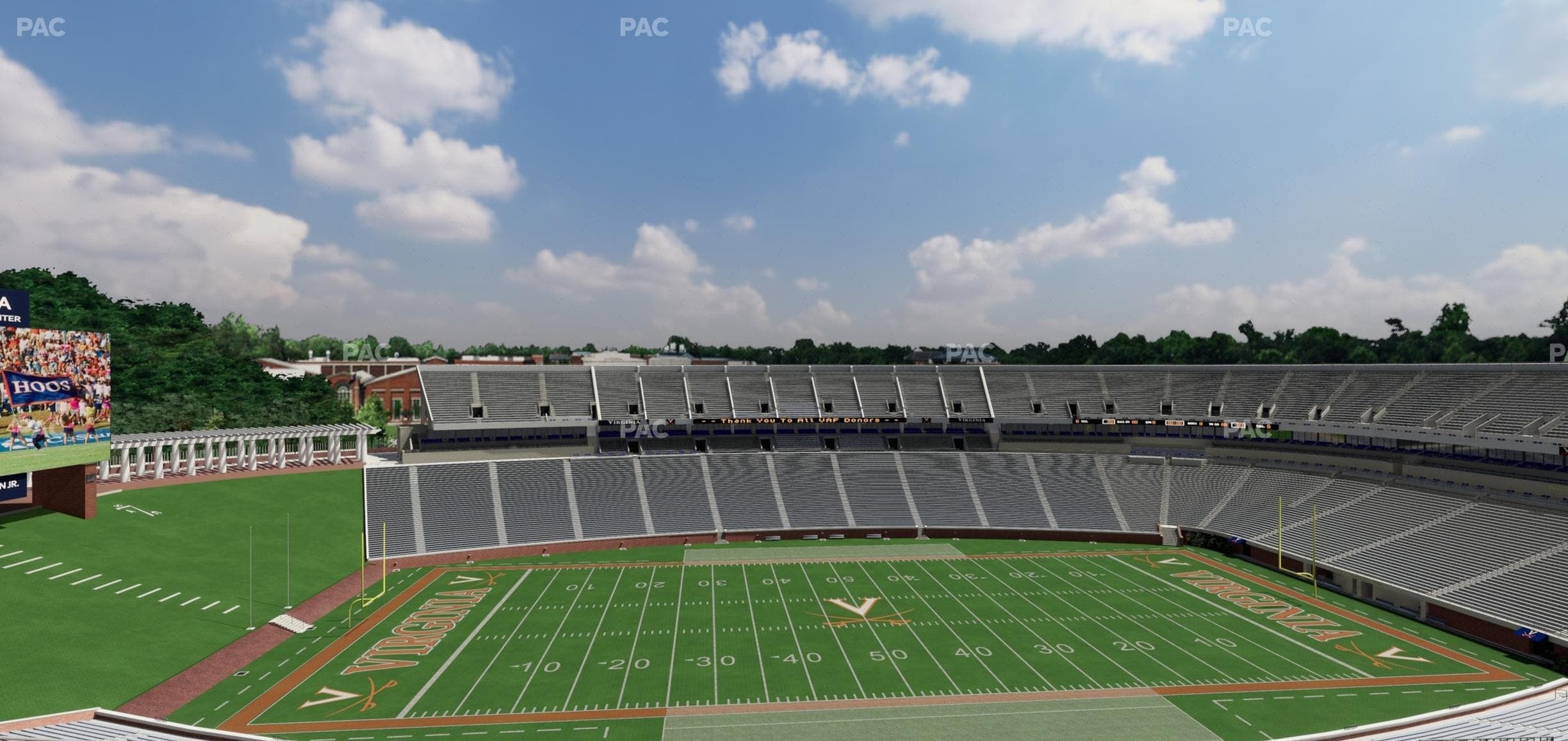 Scott Stadium - Section 534 Seat View