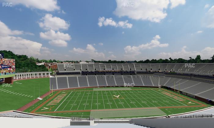Scott Stadium - Section 534 Seat View
