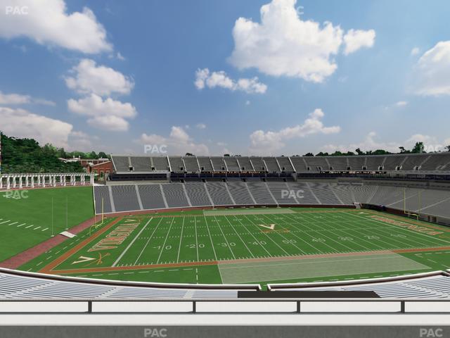 Scott Stadium - Section 535 Seat View