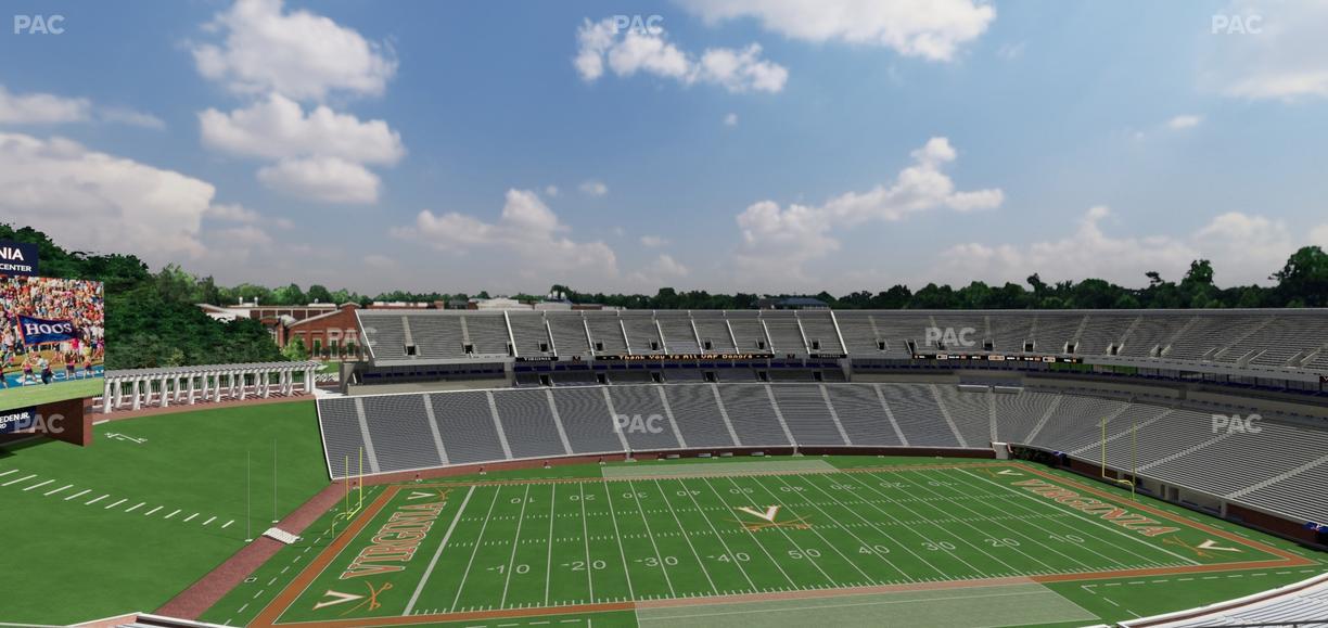 Scott Stadium - Section 535 Seat View