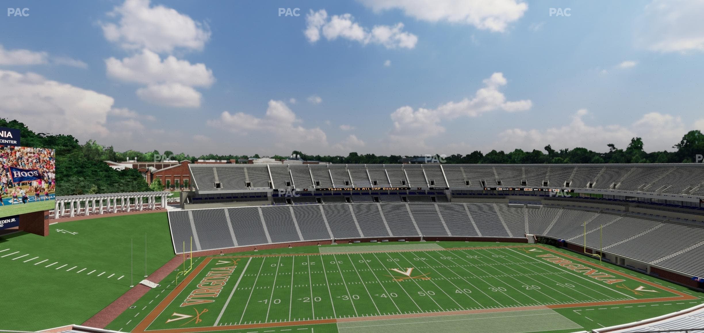 Scott Stadium - Section 535 Seat View