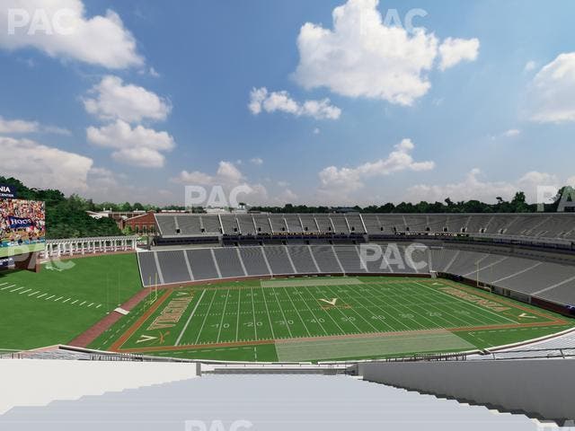 Scott Stadium - Section 535 Seat View