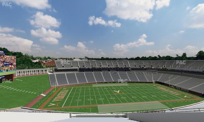 Scott Stadium - Section 535 Seat View