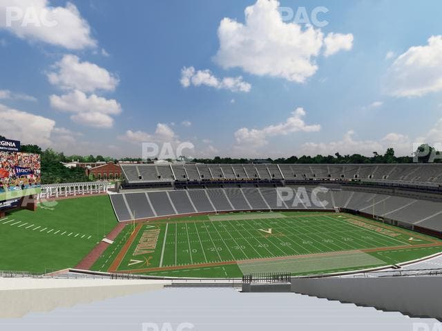 Scott Stadium - Section 536 Seat View