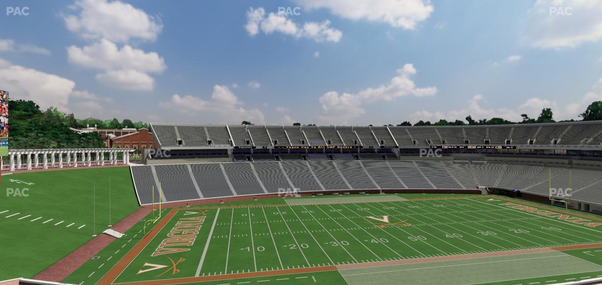 Scott Stadium - Section 536 Seat View