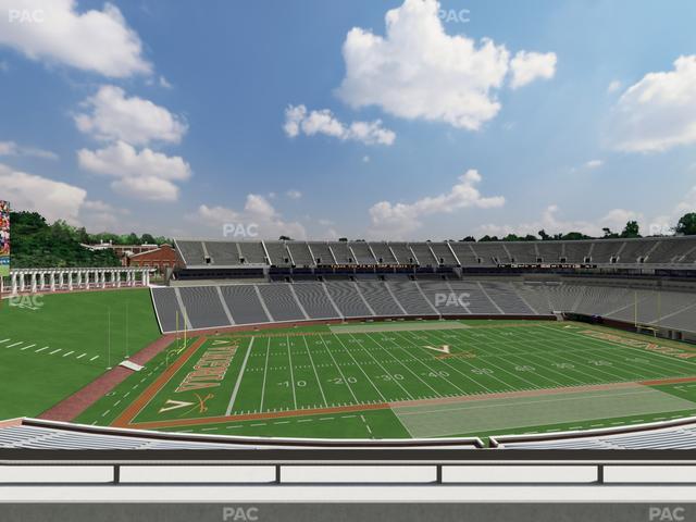Scott Stadium - Section 536 Seat View