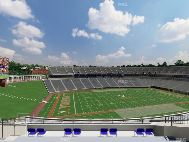 Scott Stadium - Section 537 Seat View