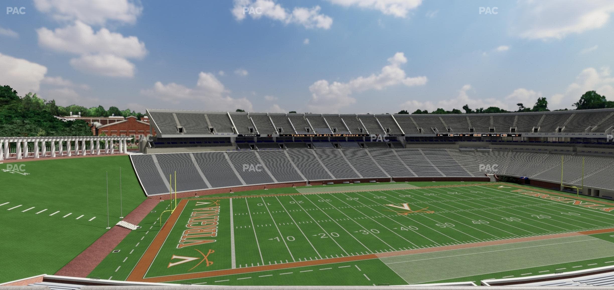 Scott Stadium - Section 537 Seat View