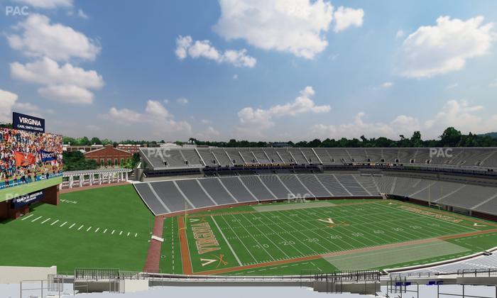 Scott Stadium - Section 538 Seat View