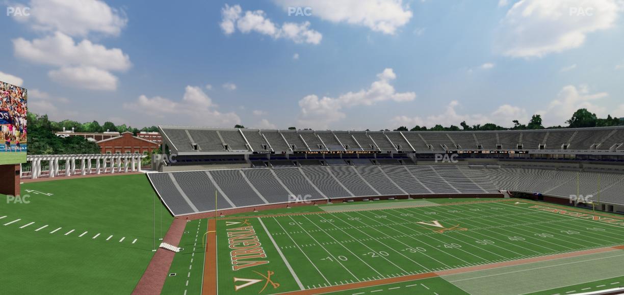 Scott Stadium - Section 538 Seat View