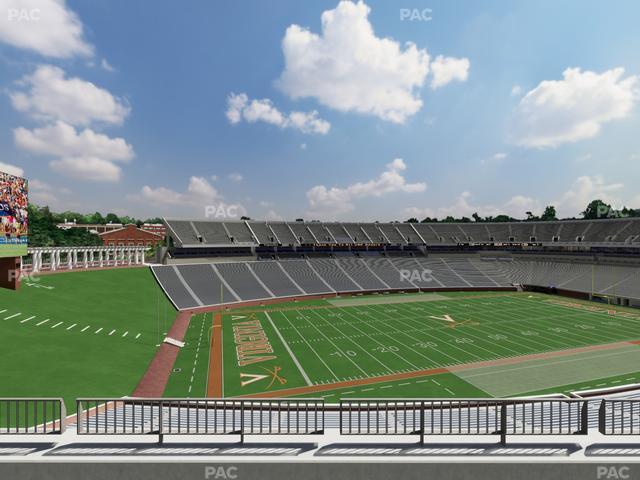 Scott Stadium - Section 538 Seat View