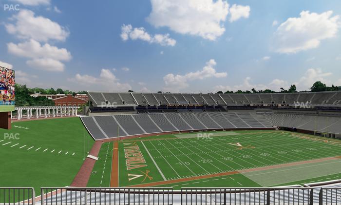 Scott Stadium - Section 538 Seat View