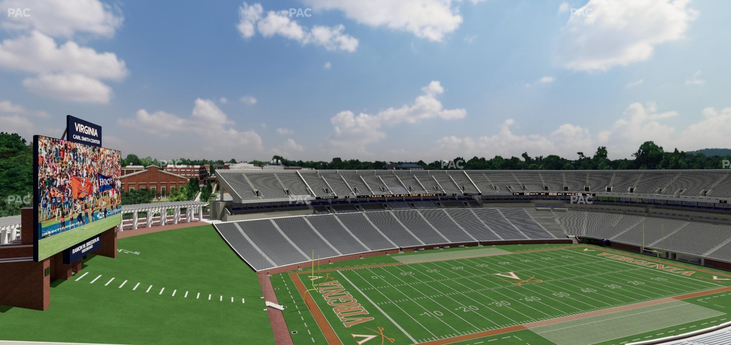 Scott Stadium - Section 539 Seat View