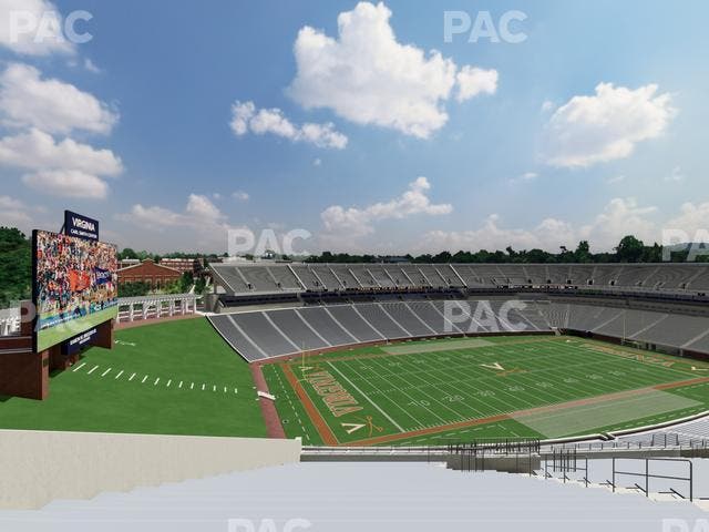Scott Stadium - Section 539 Seat View