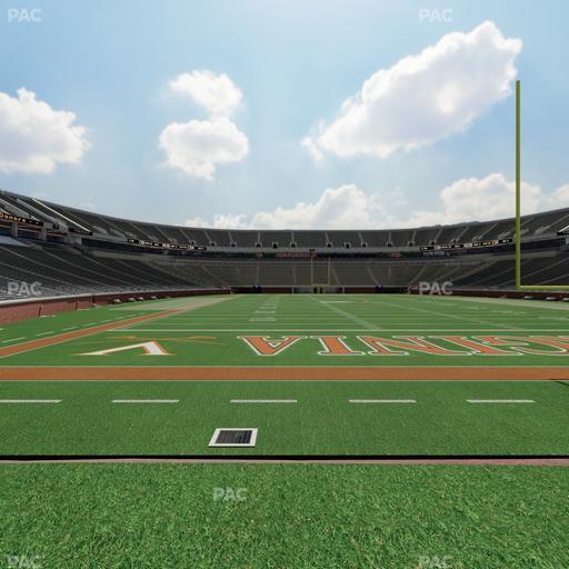 Scott Stadium - Section Hillside East Seat View