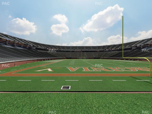 Scott Stadium - Section Hillside East Seat View