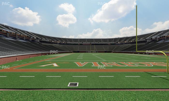 Scott Stadium - Section Hillside East Seat View