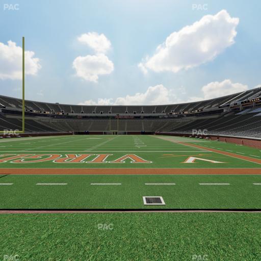 Scott Stadium - Section Hillside West Seat View