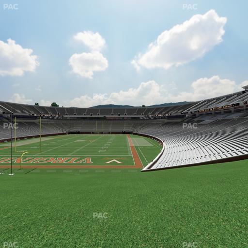 Scott Stadium - Section Hillside West Seat View