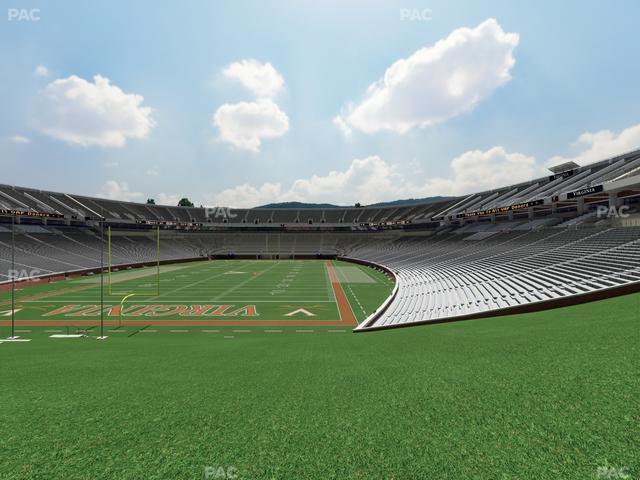Scott Stadium - Section Hillside West Seat View Scott Stadium - Section Hillside West Seat View