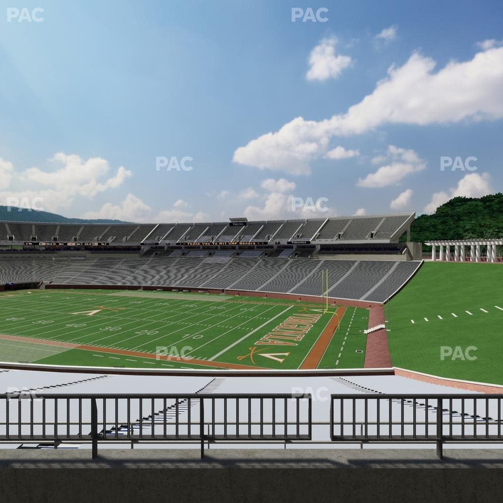 Scott Stadium - Section Loge 301 Seat View